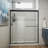  DreamLine Alliance Pro 56 - 60 inch W x 76 3/8 inch H Semi-Frameless Bypass Shower Door in Matte Black-121517537-61510801-121517536