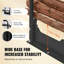 259cm W Metal Log Rack