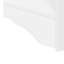 Banc d'arbre d'angle avec rangement pour chaussures blanc, l 29,5 po x H 71,6 po-354718965