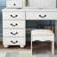 Meuble-lavabo élégant avec lumières et table - 3 choix de couleurs, armoire de rangement en cube