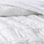 Collection d'édredon blanc très grand - 5 pièces, microfibre Shabby Chic, à volants, facile à laver, très grand lit, décor lavable à la machine