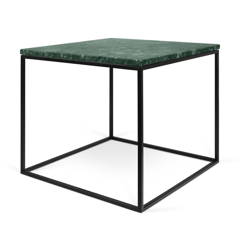 Tonya Frame End Table, Green, Black