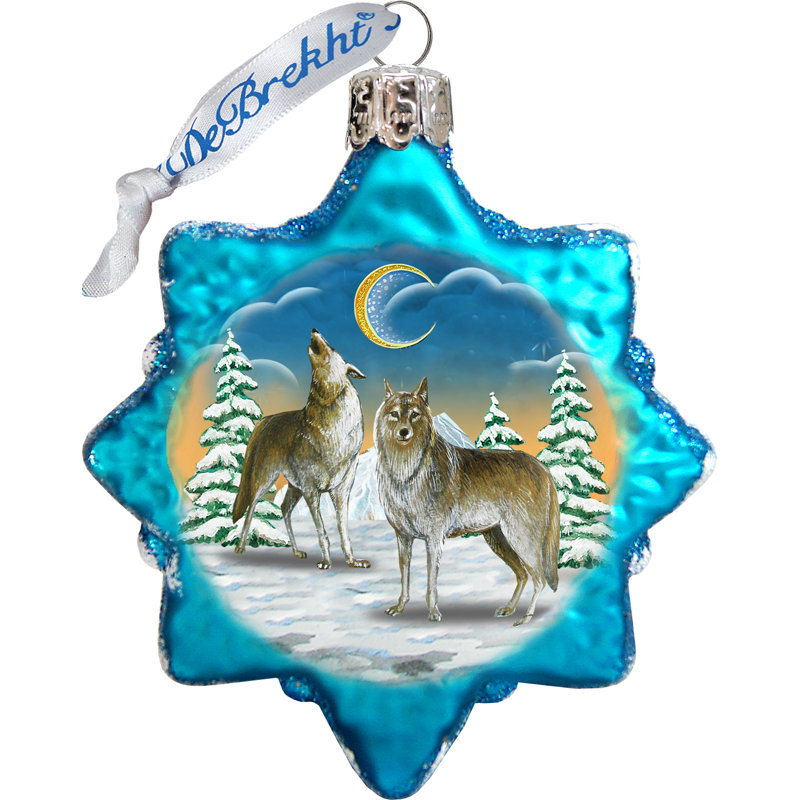 Keepsake 9'' Handmade Glass Holiday Shaped Ornament