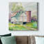 Printemps Silo - reproduction sur toile tendue-244005887