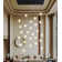 26-lights Rectangular Crystal Chandeliers Led Dimmable Light