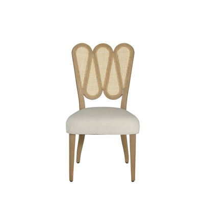 Wave Mahogany Curved Frame Dining Side Chair - Drift