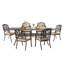 Table rectangulaire 87In bronze