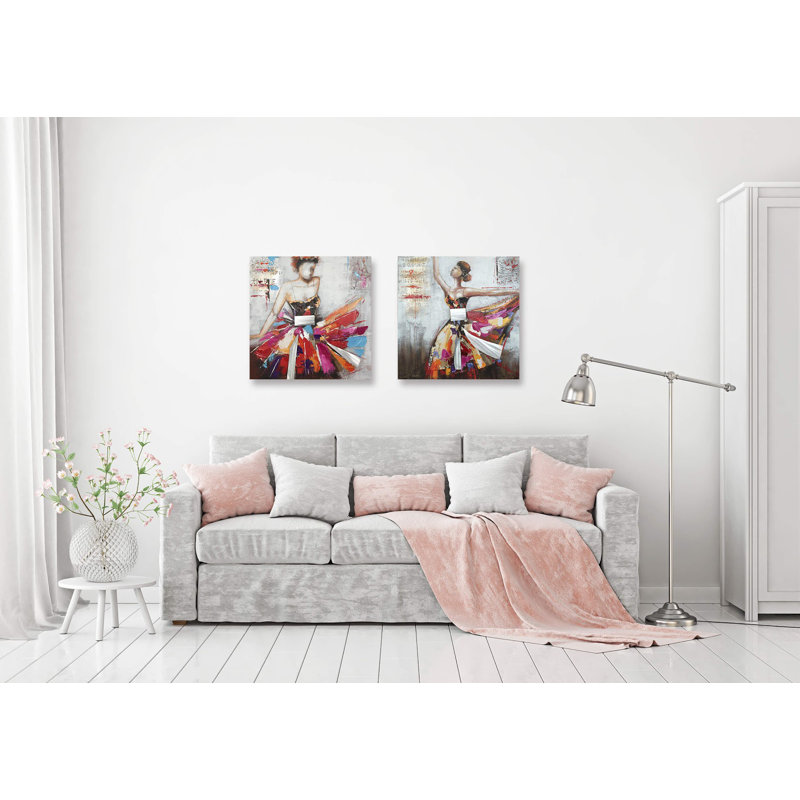«Her Vividness», reproduction de peinture à l'huile sur toile tendue
