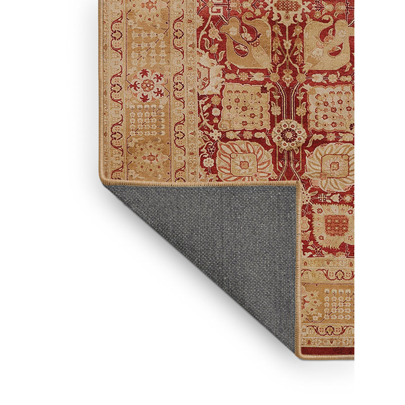 Tapis oriental beige / rouge Sote, Rectangle 7 pi x 9 pi