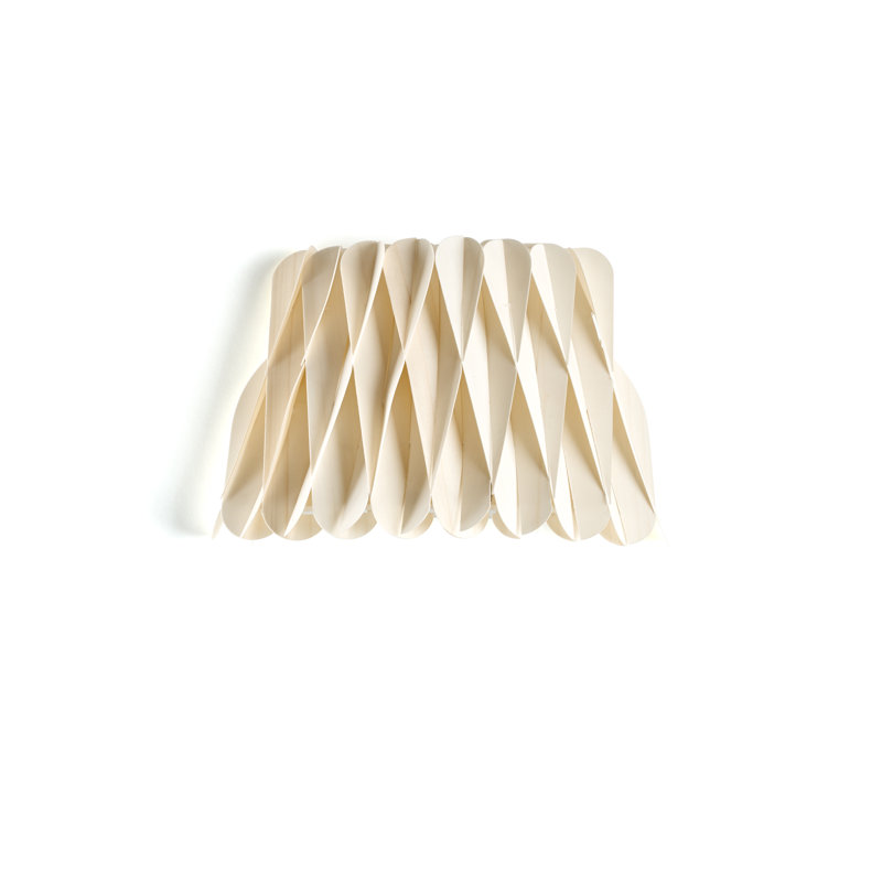 Lola 1 - Light Flush Mounted Sconce, Ivory White