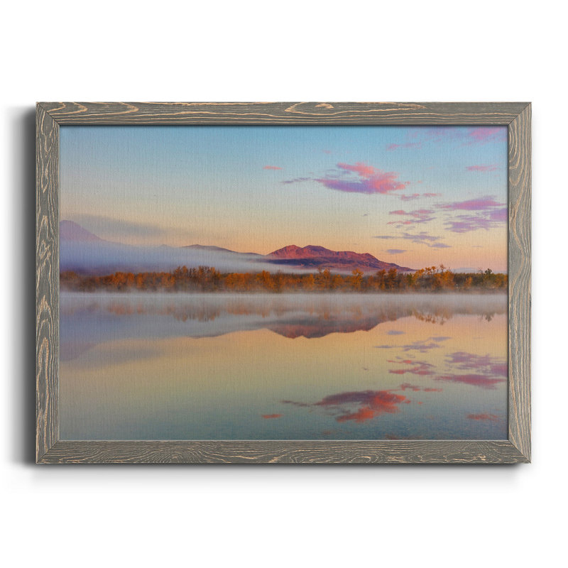 Waterton Lakes - Photographie de cadre photo sur toile, H 24 po x l 18 po x P 1,5 po, Gris