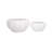 Stoneware Pot Set Of Two White