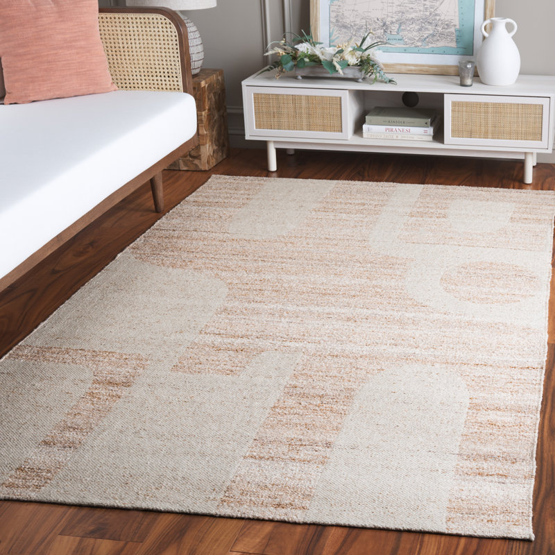 Sayles Hand Tufted Performance Abstract Rug, Rectangle 5' x 8'