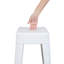 Tabouret à hauteur de comptoir 24 po, ensemble de 2 tabourets de bar en métal sans dossier, non empilable, amovible et facile à assembler, conception peu encombrante pour îlot de cuisine / bar / café / salle à manger-768049086-768049056-768049085