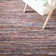 Bussard Abstract Hand-woven Flatweave Cotton Area Rug in Rust/Multicolor