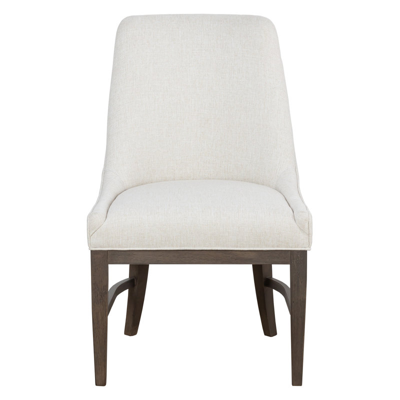 Libby Langdon Cambridge Side Chair, Polyester 8789 Barley, Charcoal