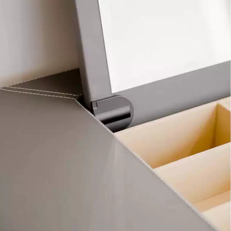 Bedroom Clamshell Dresser, Gray