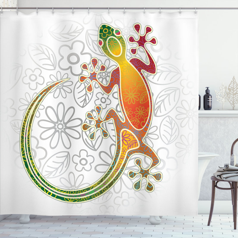 Christa Shower Curtain with Hooks Included, 84" H x 69" W