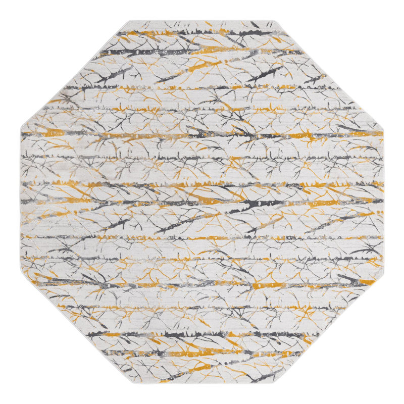 Tapis Anne Sageville, Octogone 7 pi 10 po x 7 pi 10 po