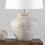 Lampe de table 20 po blanc antique Seto