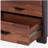 Walnut and Espresso 3-drawer Rectangular Accent Table-371348145