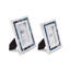 Amazonite Inlay Set Of 2 White Marble Photo Frame-846330092