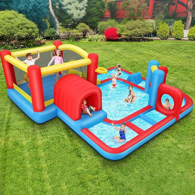 Très grand toboggan gonflable pour Obstacle de 14,3 pi x 14,3 pi Adam
