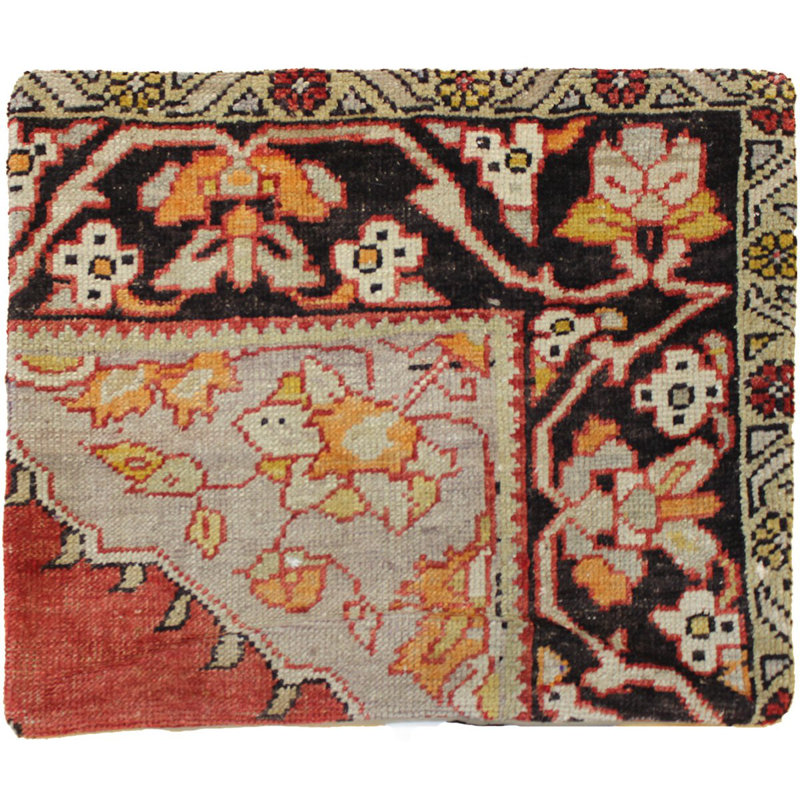 Floral Wool Reversible Pillow Cover