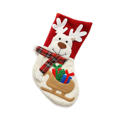 Deer Christmas Sock F07M5-4 Deer