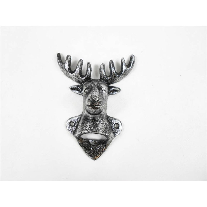 Ouvre-bouteille de cerf fonte, Argent
