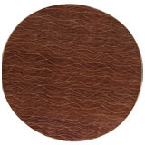 Silk Area Rug in Brown
