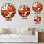 Trois coquelicots - horloge murale traditionnelle-73145990