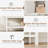 Sofa Tables Narrow Long for Living Room, Console Table with 2-Door, Entryway Table with Storage Shelf, Hallway Table, Coffee Bar for Living Room, Office, Couch