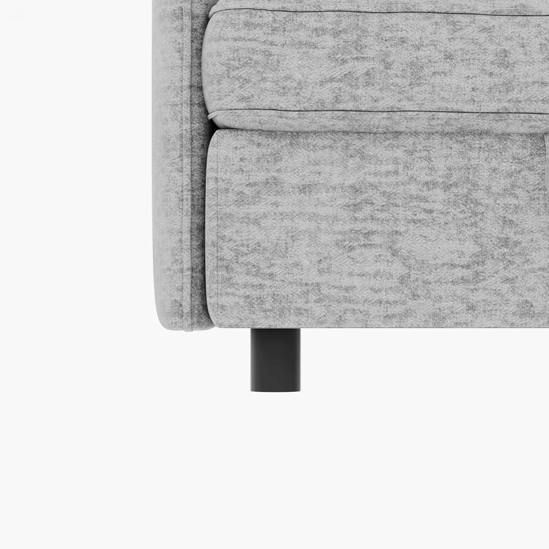 Causeuse pour petits espaces et salon, Chenille gris