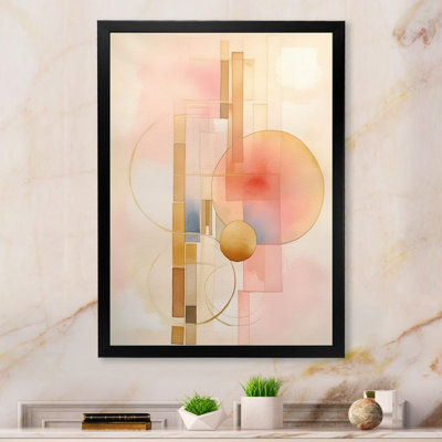Pêche et harmonie minimaliste jaune IV sur toile