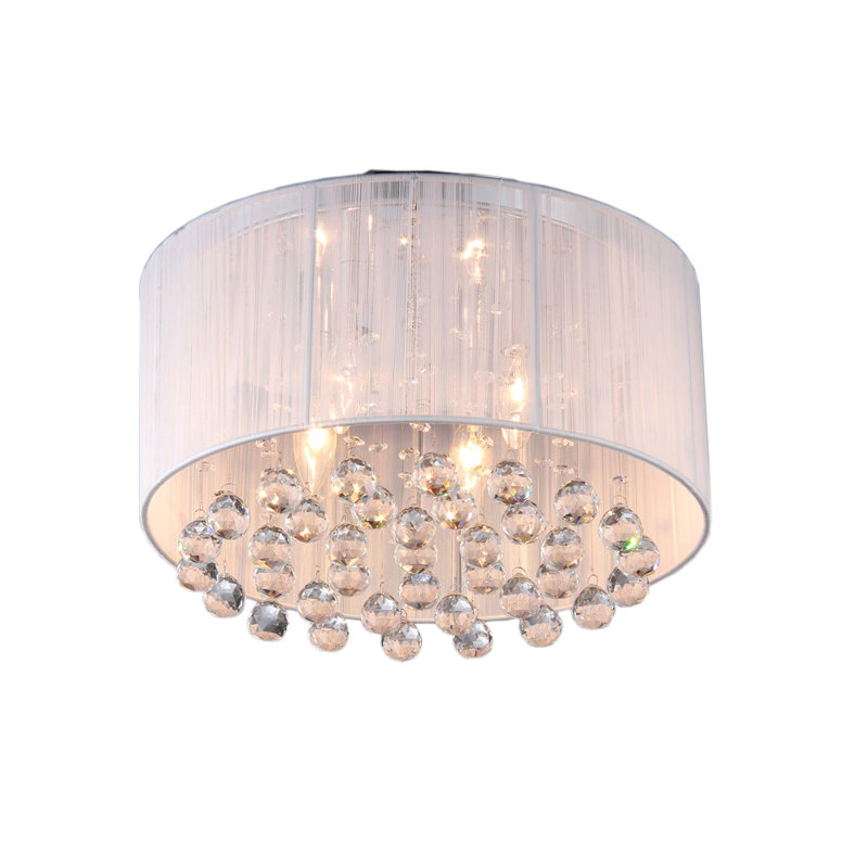 Carterville Crystal Flush Mount