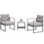 3 Pieces Patio Sets, Outdoor Conversation Porch Bistro Sets Rattan Wicker Small Furniture Chairs With Coffee Table-2043368133-2043368134