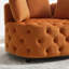 Siège d'appoint de 38 pouces de largeur - velours orange For Living-553058402