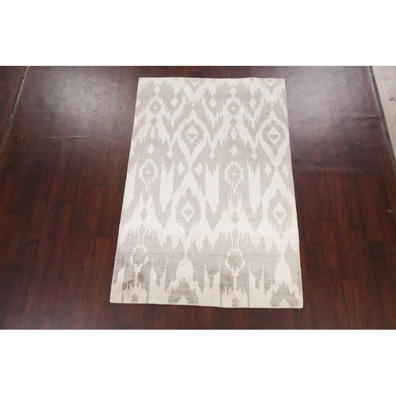 Contemporary Abstract Oriental Area Rug 5x8