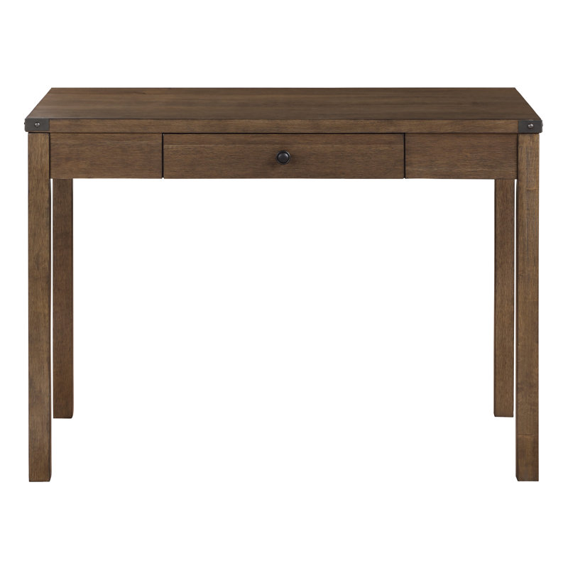 Victor Brown Oak Writing Desk with Drawer