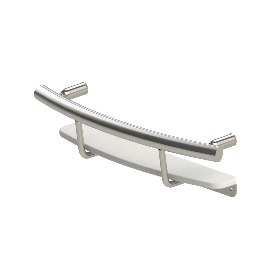 Invisia Shampoo Shelf 20" Designer Luxury Grab Bar (500 lb. Capacity) Invisia Collection 