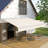 Patio Awning  Sunshade Canopy with Half-Cassette for Manual Retractable Awnings-1808313196