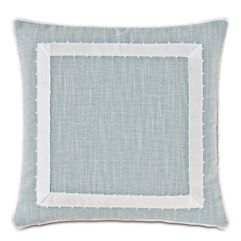 Housse et insert de coussin décoratif en rayonne Amberlynn Mitreed Picot