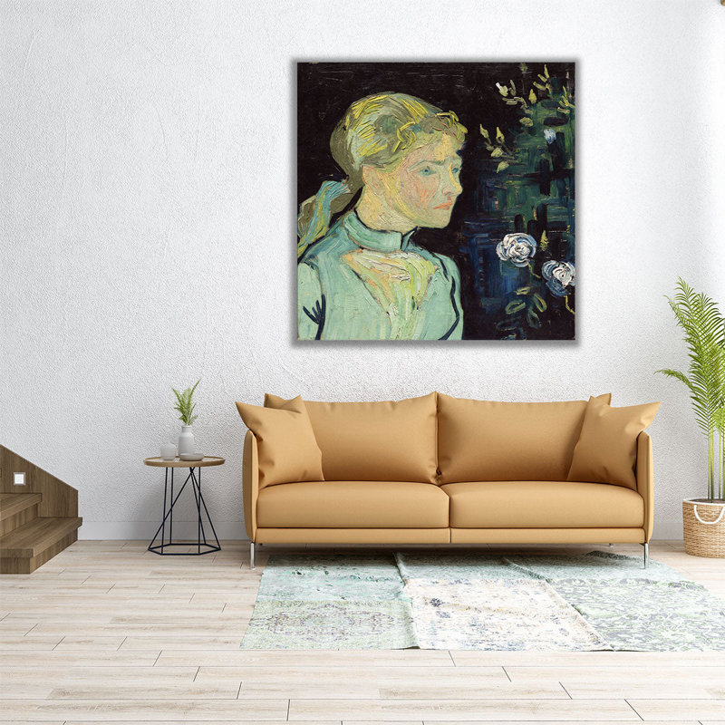 Adeline Ravoux, 1890, reproduction d'art sur toile, H 12 po x l 12 po