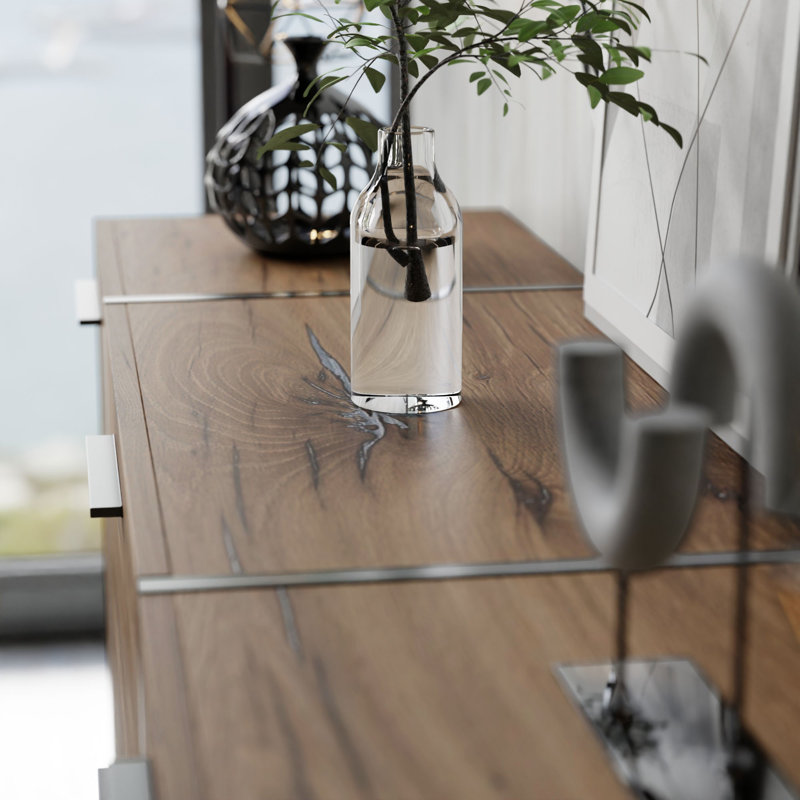 Dombrowski 158cm W 3 - Drawer Chest of Drawers