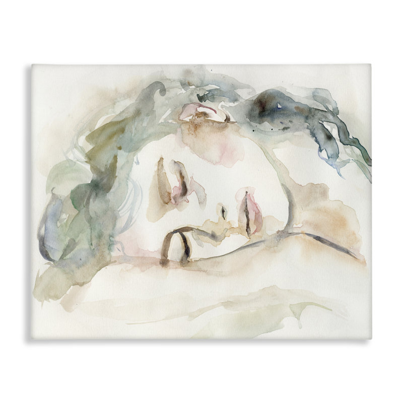 Art mural sur toile Peaceful Rest, design par Victoria Barnes, H 16 po x l 20 po