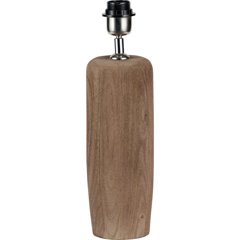Wood Lamp Base Lamp, 39cm H x 11cm W x 11cm D