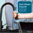 19-Gallon Standard Freestanding Black Utility Sink with Black Finish High-Arc Pull-Down Faucet-128677230