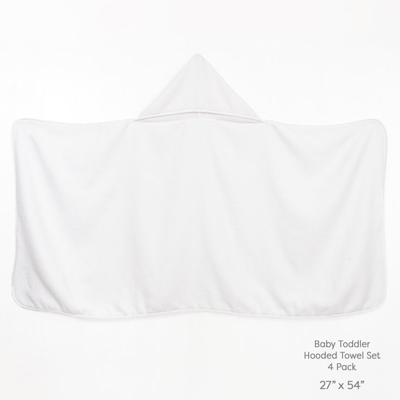 Serviettes de bain 100% coton, Blanc