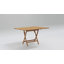 Ulus Folding Garden Table 110x75 cm Solid Wood Teak